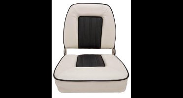 Hollex Black Star wit zwarte Bootstoel