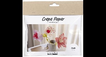 Creativ Company knutselset bloemen crepepapier pastel kleuren creatief.