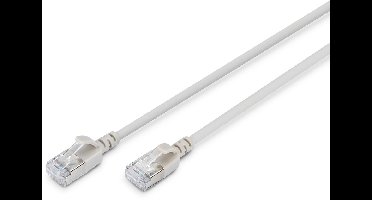 Digitus DK-1632-A-050S RJ45 Netwerkkabel, patchkabel CAT 6A F/FTP 5 m Grijs Kleurcodering, Afgeschermd, Meerdradig, Met