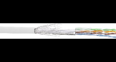 InLine® Patchkabel Cat.5e, S-FTP, AWG26, PVC, 100m, wit