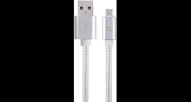 Gembird CCB-MUSB2B-AMBM-6-S USB-kabel 1.8 m USB 2.0 Micro-USB B USB A Wit
