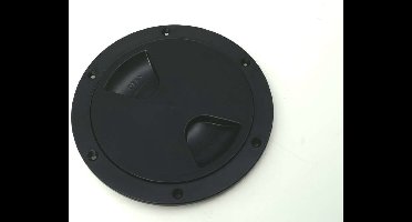 BREG Rond inspectiedeksels boot - Zwart - 165 mm