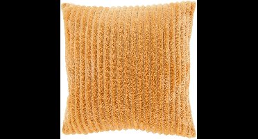 DEZ - Sierkussen - 45x45 cm - Effen - Ribmotief