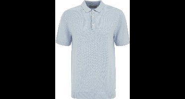 Van Gils Heren Regular fit fijngebreide polo van merinowol