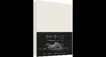 Excellence 100% Katoen Satijn Hoeslaken 160x220cm + 30cm - Creme