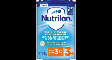 Nutrilon 3+ - Peuter Groeimelk Kinderen Vanaf 3 jaar - Babymelk in Poeder voor Flesvoeding - Blik 800g