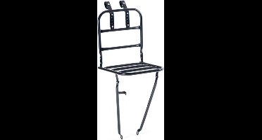 Falkx Voordrager Transportrek - fietsrek voor 28 inch fietsen - 15 kg - zwart