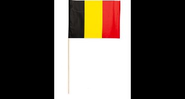 30 Papieren zwaai vlaggen 20 x 30 centimter België