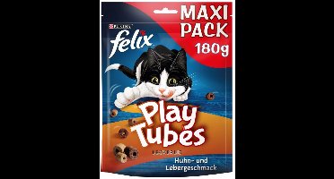 2x Felix Play Tubes 180 g Kip- en leversmaak