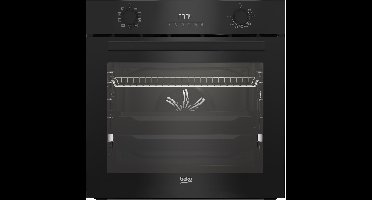 Beko BBIS17300BSEA - Inbouwoven - Zwart - Grill - 72 L - Hydrolyse reiniging - A+ label - Kinderslot