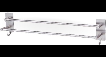 ApexArte® Handdoekrek Badkamer - Handdoekhouder - Zilver