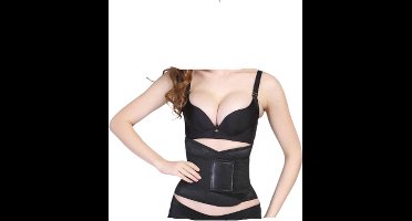 New Age Devi - Neopreen Waist Trainer Afslankgordel - Shaper Corsetband - Afslankgordel-Afslankband M - Sport Buikshaper - Zweetband - Sauna-Band - Afslankriem - Zwart