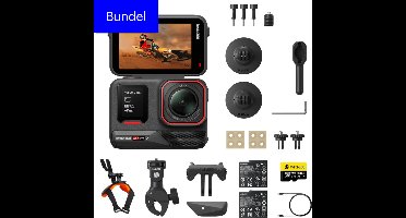 Insta360 Ace Pro 2 All-in-1 Motorcycle Bundel Kit - Actioncam - Zwart