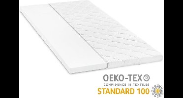 Siesta Bedding® – Emma – Wolkzachte Slaapcomfort 3D Topper – Ultiem Slaapcomfort van 12 cm – Afneembare en Wasbare Bamboe Hoes – 160x200 Topper