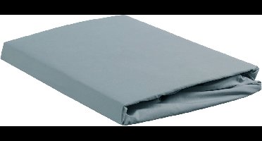 Ambiante Katoen - Splittopper Hoeslaken - 200x200 - Blauw