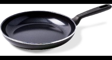 Greenpan Memphis Keramische Anti-aanbak Koekenpan 20 cm - PFAS vrij - Inductie Koekenpan - Ovenbestendig tot 160 graden - Koudgreep - Zwart