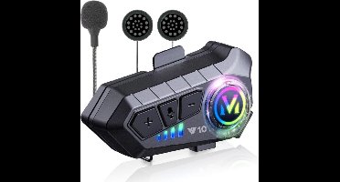 Motorhelm Headset - Bluetooth - Intercom - Waterdicht - Geschikt voor alle motorhelmen