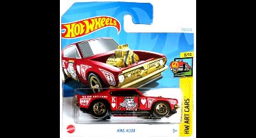 HOT WHEELS KING KUDA GOLD/RED 152/250 1:64 HW ART CARS 8/10