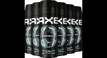 AXE - Deodorant Bodyspray - Apollo - 6 x 150 ml - Voordeelverpakking