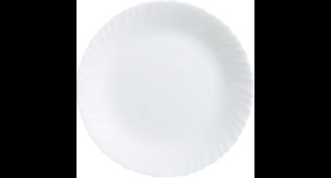 Luminarc dinerbord, wit, rond, 25 cm, Feston