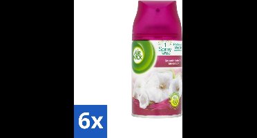 Air Wick Freshmatic - Luchtverfrisser Navulling - Lelie & Satijn - 250ml - Voordeelverpakking - 6 stuks