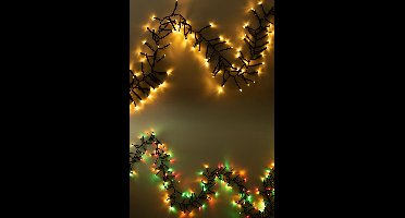 PartyXplosion Carnaval Cluster Verlichting - Wit & Rood-Geel-Groen - 3 meter