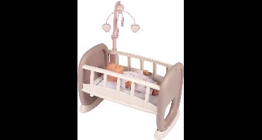 DailySupplies® Luxe Poppenbed - Poppenbedje Hout - Poppenhuis Meubels - Beige