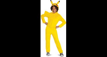 POKÉMON, PIKACHU JUMPSUIT MET CAPUCHON DELUXE, MAAT L (10-12 JAAR)