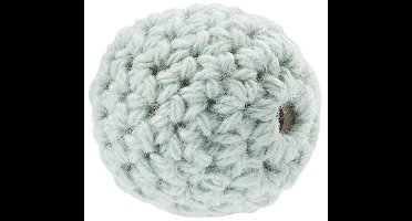 Gehaakte kraal voor speenketting 2pcs. x 20mm, Munt