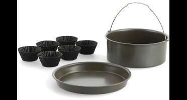 GreenPan Connect Airfryer XXL bakset set van 8