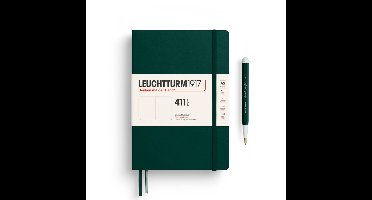Leuchtturm notitieboek 411 forest green blanco medium hardcover a5 145x210mm