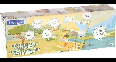 Lexibook Tweetalige Sprekende Educatieve Poster - EN/FR