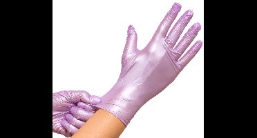 Comforties Soft nitril Glamour Lila 100 stuks Maat: M Comforties - Roze - Nitril