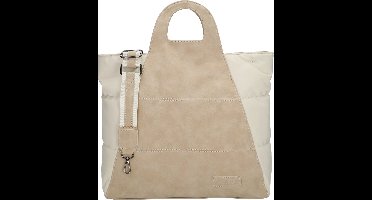 Zebra Color Handtas Crossbody Schoudertas Shopper - Dames Tas - Crème.