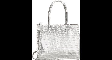 Zebra Trends Sanne Handtas Schoudertas - Dames Tas - Zilver