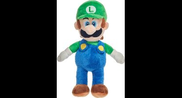 Luigi Pluche Knuffel 30 cm - Super Mario Bros Plush - Speelgoed voor Jongens en Meisjes - Mario Kart bekend van Nintendo Switch - Mario Peach Luigi Toad Donkey Kong Yoshi Bowser