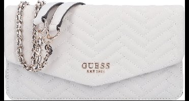 GUESS Schoudertas Anning Convertible Xbody Flap Bag Stone Lichtgrijs