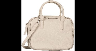 TOM TAILOR Schoudertas Handtas Alessa Bowling Bag Beige