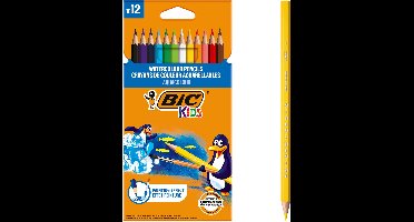 BIC Kids Aquacouleur Aquarel Kleurpotloden Etui van 12 stuks