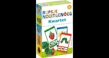 Rupsje Nooitgenoeg kwartet - educatief spel cadeautip - 32 kaarten, 8 kwartetten - vanaf 3 jaar - Bambolino Toys