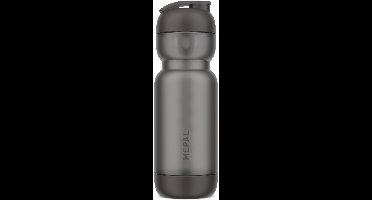 Mepal Shakebeker Sport - 800 ml - Shake en drink - Inclusief mixer & maatverdeling - Eenvoudig schoon te maken - Drinkflessen - Graphite black