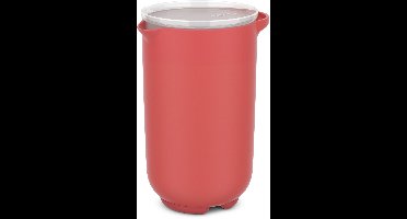 Mepal Mixbeker met deksel Chef it - 1000 ml - Past in de koelkastdeur - Magnetron- en vaatwasmachinebestendig - Bakspullen - Coral