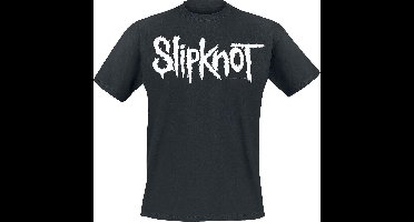 Slipknot White Logo Heren T-shirt - zwart - XXL