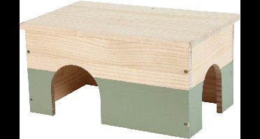 Zolux Neolife Houten Huisje Konijn - Kooi Accessoire - 40x25.2x20 cm