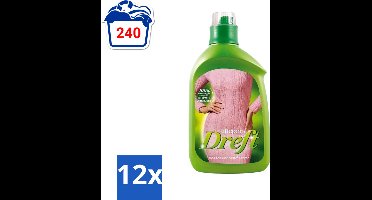 Dreft - Vloeibaar Wasmiddel - Witte en Gekleurde Was - Voor Wol - 800 ml - Voordeelverpakking - 12 stuks