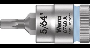Wera 8740 A 05003380001 Inbus Dopsleutel-bitinzet 5/64 1/4 (6.3 mm)
