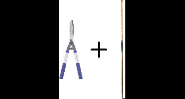 Synx Tools Voegenmes RVS + Spear & Jackson Heggenschaar 9 inch - Snoeischaar - 10 JAAR GARANTIE - Onkruidmes - Voegenkrabber met steel 150cm