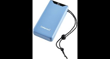 (Intenso) F20000 Powerbank 20.000 mAh Li-Po - display - PD en QC 3.0 - blauw (7332055)
