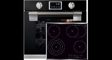 Kaiser - Inbouwoven - EH 6338 s - kookplaat - KCT 6715 F - pyrolytische oven - 11 functies - Elektrische kookplaat - 60 cm