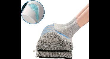 S&E Ergonomische Voetensteun – Verstelbaar en Comfortabel - Licht grijs